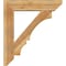 Ekena Millwork Balboa Slat Rough Sawn Bracket w/ Offset Brace, Western Red Cedar, 8"W x 34"D x 38"H BKT0806X34X38BOA06RWR - alternate 3